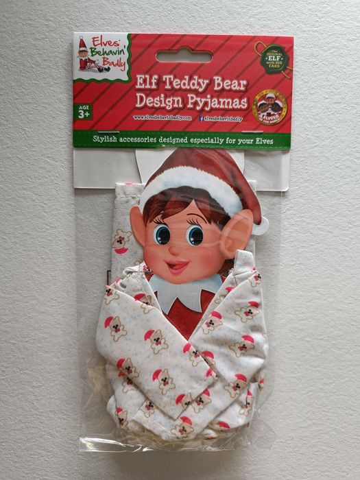 psotny elf on the shelf badly behaving elves ubranko piżama