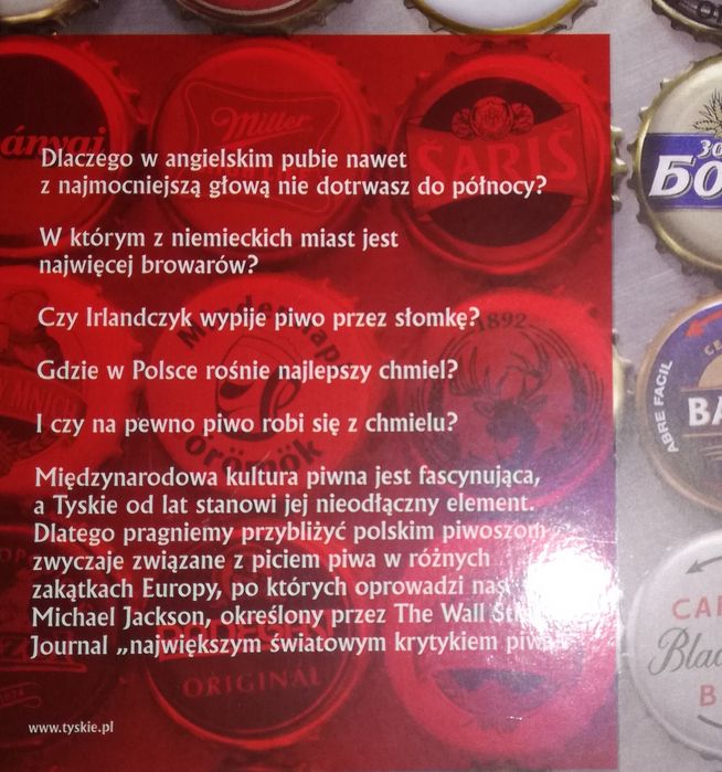 Tyskie Vademecum Piwa - IDEALNE, 88 stron kolorowe kartki twarde piwo