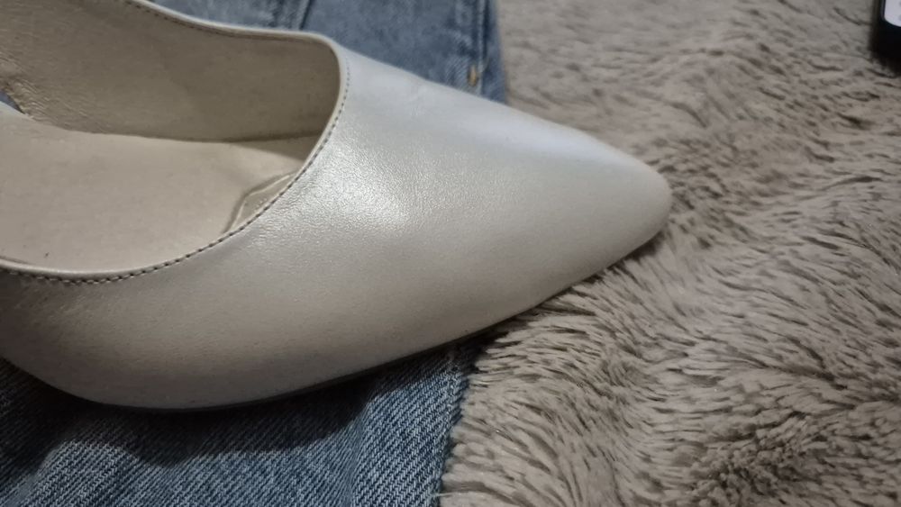 Skórzane buty ślubne