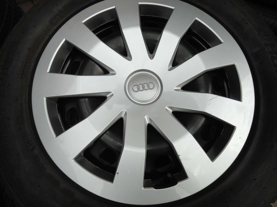 Felgi Stalowe 15 5x100 Audi Orginał + Kołpaki