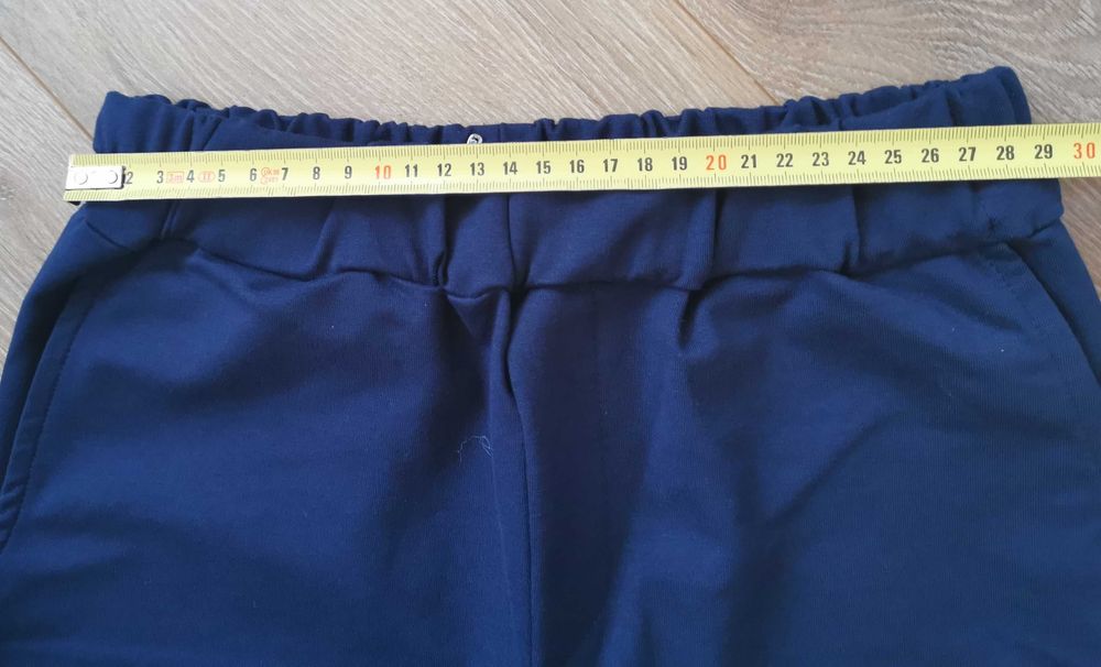 NOWE spodnie Cross xs granatowe dresowe