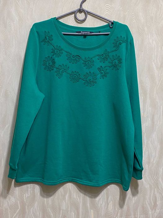 Теплий м'який жіночий світшот на флісі bonmarche, р.20-22