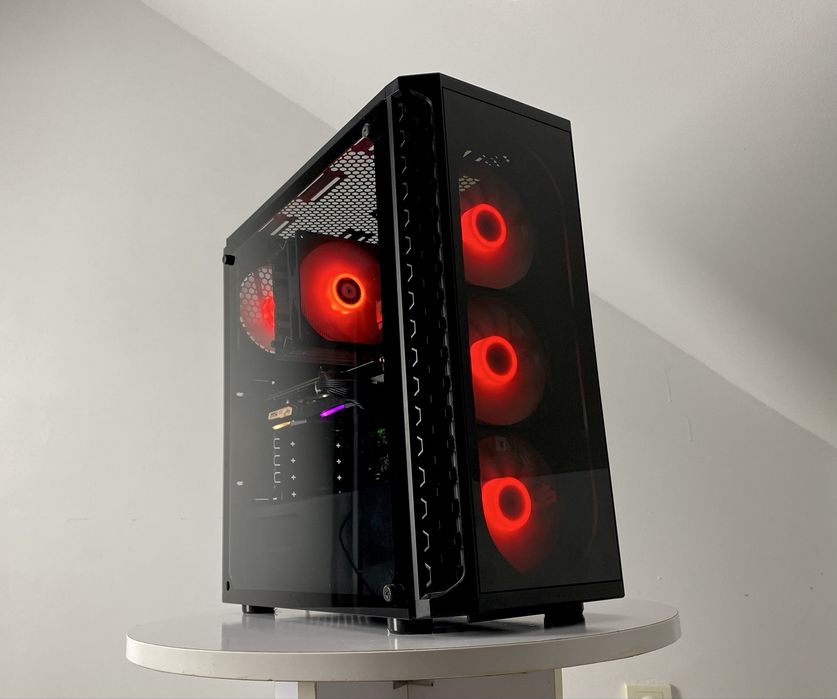 KOMPUTER GAMINGOWY RYZEN 5 2600X GTX 1660SUPER 16GB ram SSD NVMe argb wysyłka!