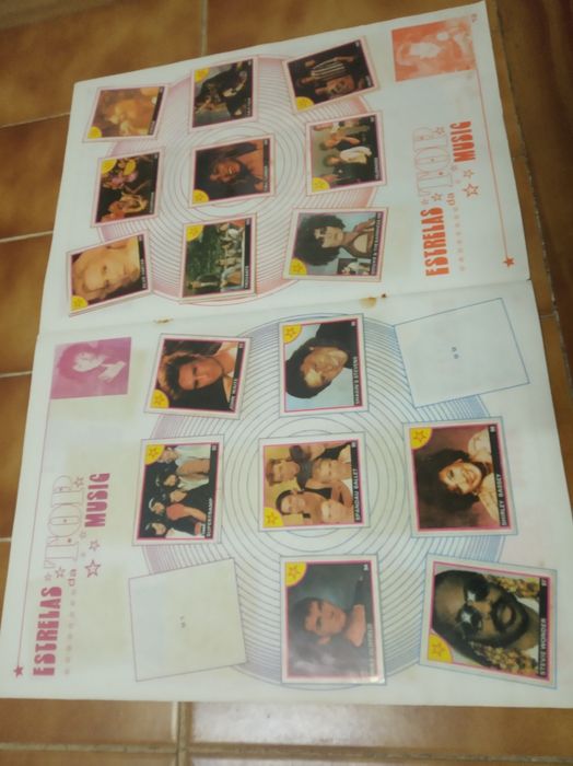 Caderneta ESTRELAS DA TOP MUSIC