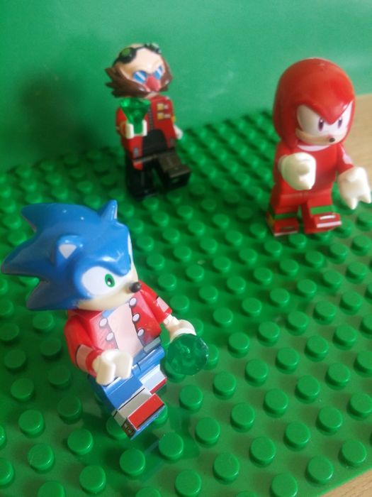 Figurki Sonic the Hegdehog ludziki klocki z gry Sega