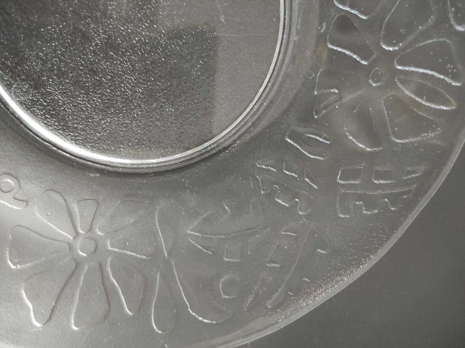 Talerz, patera, szkło PRL