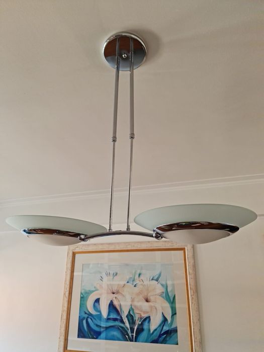 Candeeiro de teto duplo