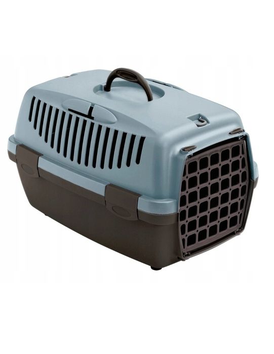 Transporter Gulliver 1 48 x 32 x 31cm Stefanplast brazowo - niebieski