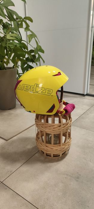 Kask narciarski Wed'ze - żółty - STREAM 500 Jr