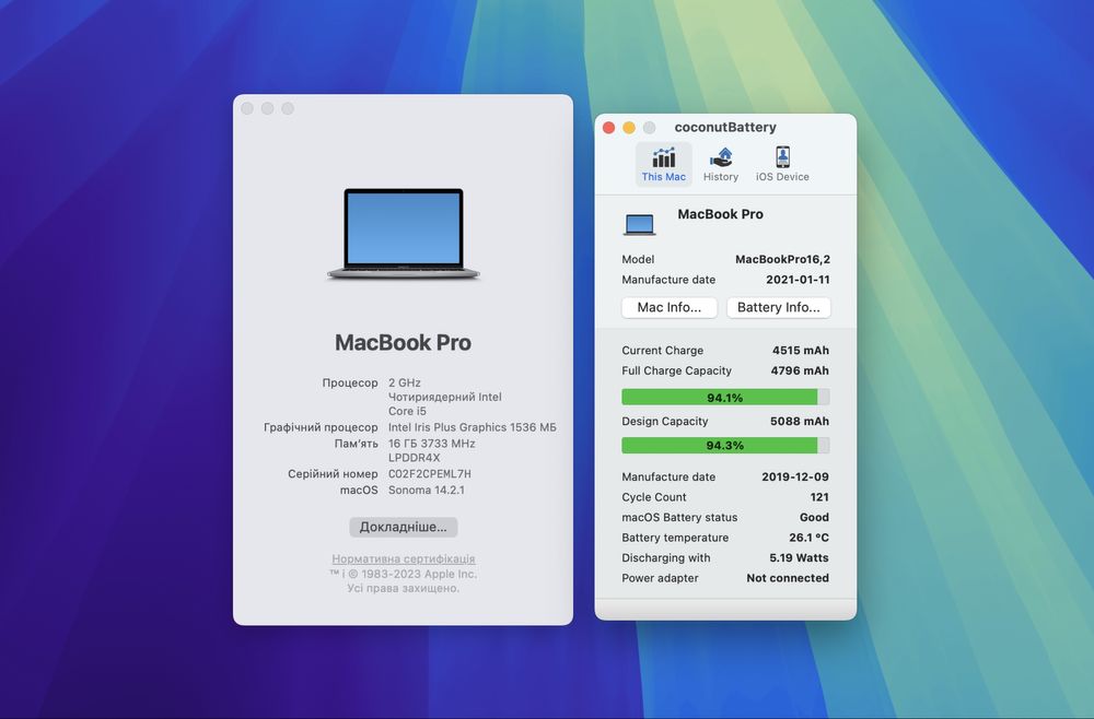 MacBook Pro 2020 | i5/16/512 | 94% Акб!