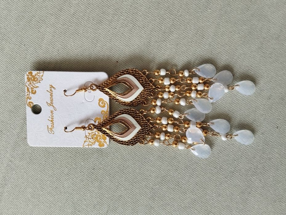 Kolczyki boho style inspirowane indiańskimi dreamcatcherami