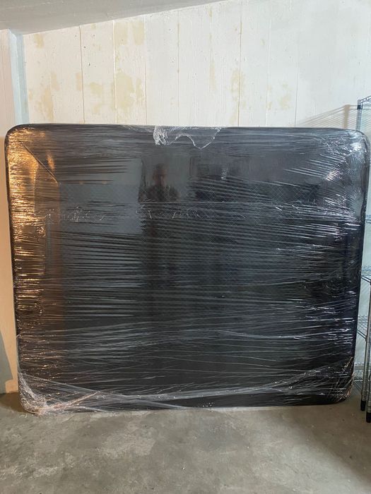 Estrado forrado cama casal