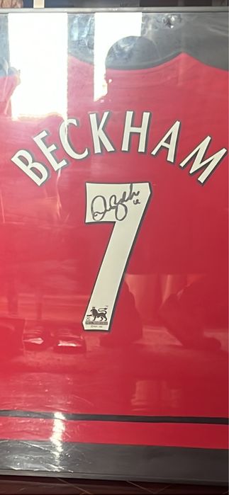 Camisola David Beckham Autografada