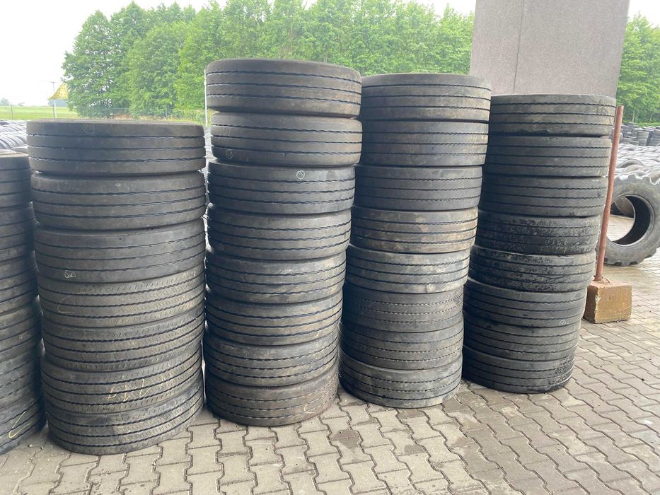 Opony używane ciężarowe Pogłębiane 235/75R17.5 DUŻA ILOŚĆ RÓŻNE MARKI