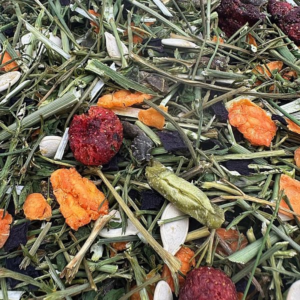 Zioła warzywa dla gryzoni królika świnki U BABCI W OGRÓDKU 500 karma C