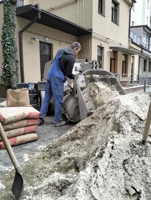напів суха стяжка! залити стяжку на підлогу! залити стяжку ціна!