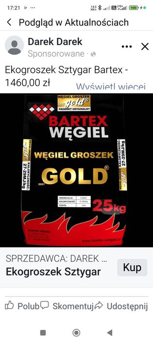 Ekogroszek workowany Bartex