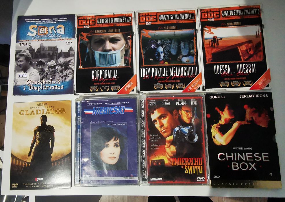 Zestaw 37 płyt DVD przeróżna tematyka, kilka unikatów