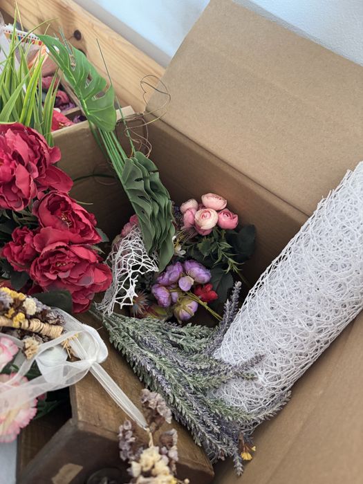 Fake flowers/ flores tecido