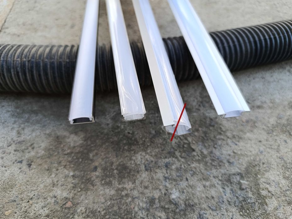 Профиль для Led ленты Врезной, Накладной, Светодиодная лента 5050, 12v