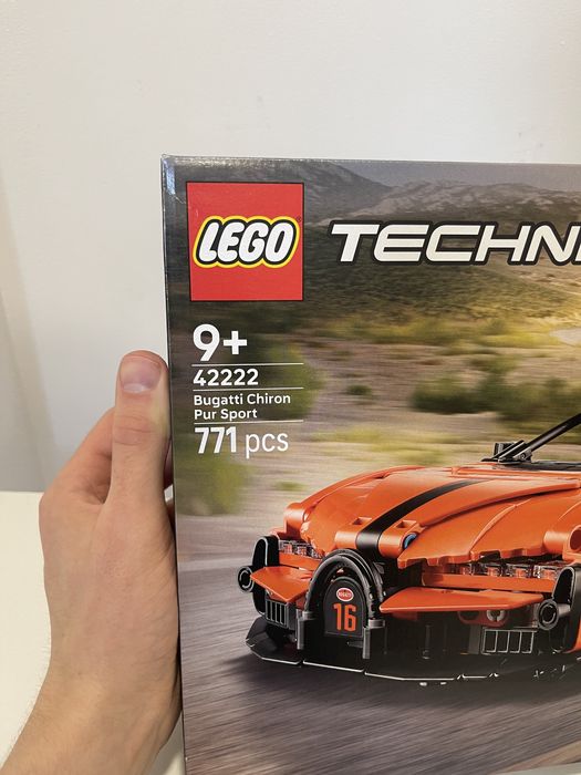 Lego 42222, Bugatti Chiron, Pur Sport, 771 деталі