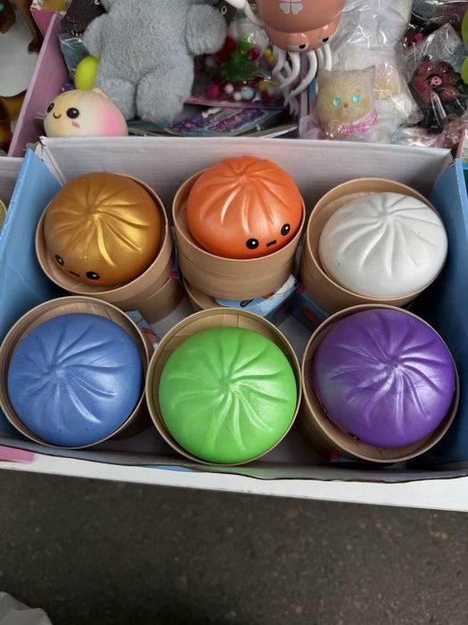 Антистресс Дітячий Іграшка Squishy Dumpling сюрприз дитяча іграшка тренд 2026, іграшка сюрприз булочка squishy Dumpling сквіш пельмень !