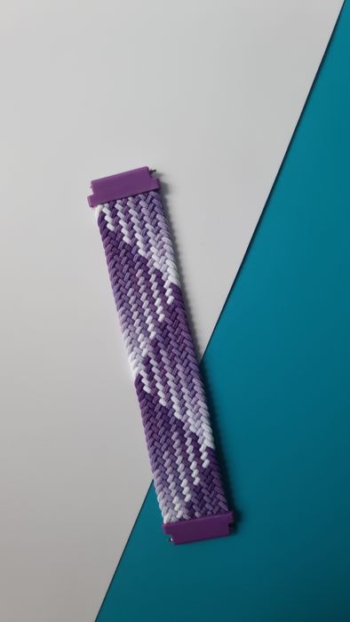 Pasek plecionego materiału 20 mm do zegarka Samsung, Huawei, Amazfit,