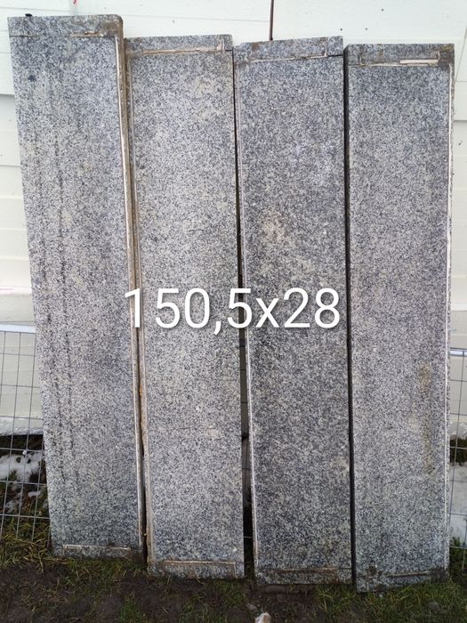 Parapety granitowe używane