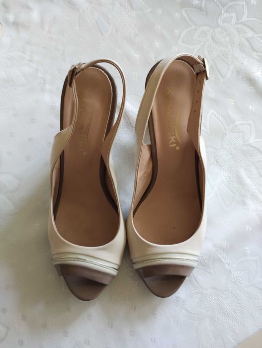 Skórzane buty założone raz