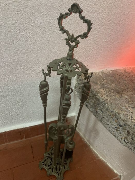 Proteção de lareira e acessórios