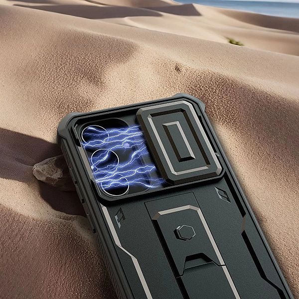 Tech-Protect Kevlar Cam+ Galaxy S25 Fe Black