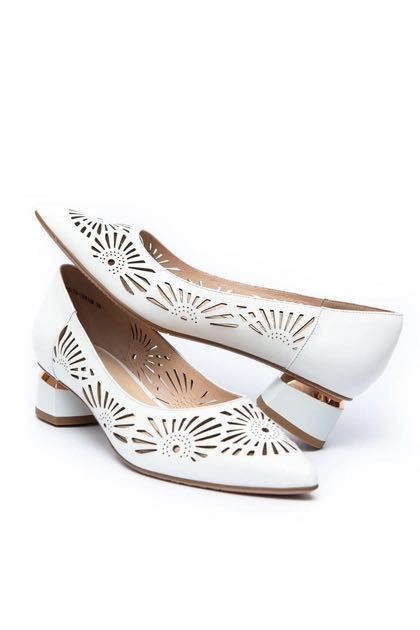 Туфлі Prego білі лодочки