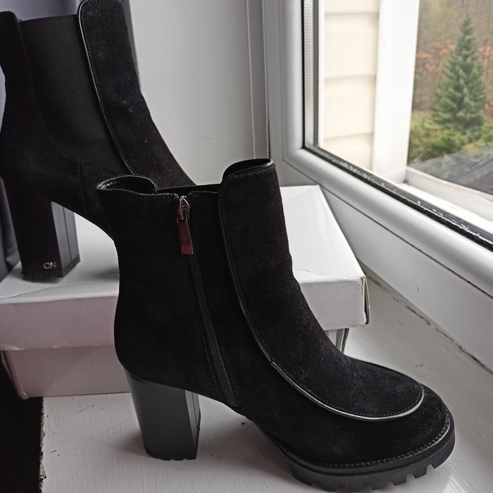 Botki skórzane rozm38 buty