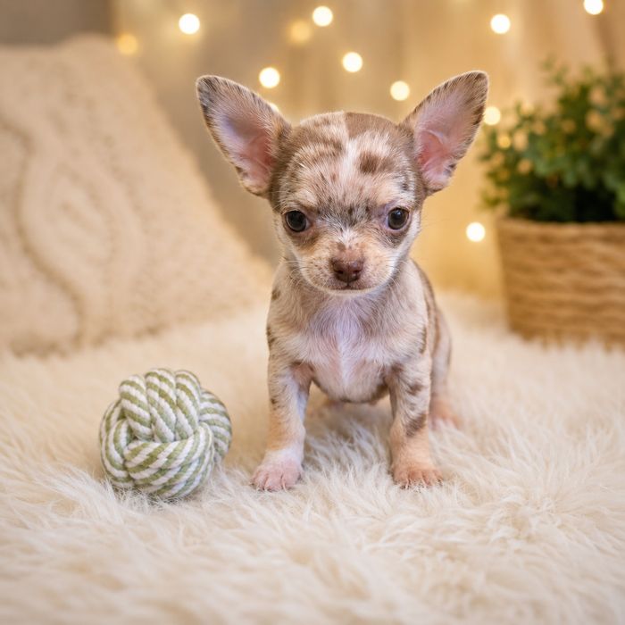 Chihuahua samiec choco merle