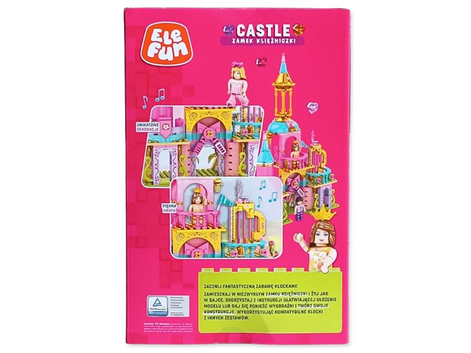 Klocki Elefun - Castle - Zamek księżniczki C0231