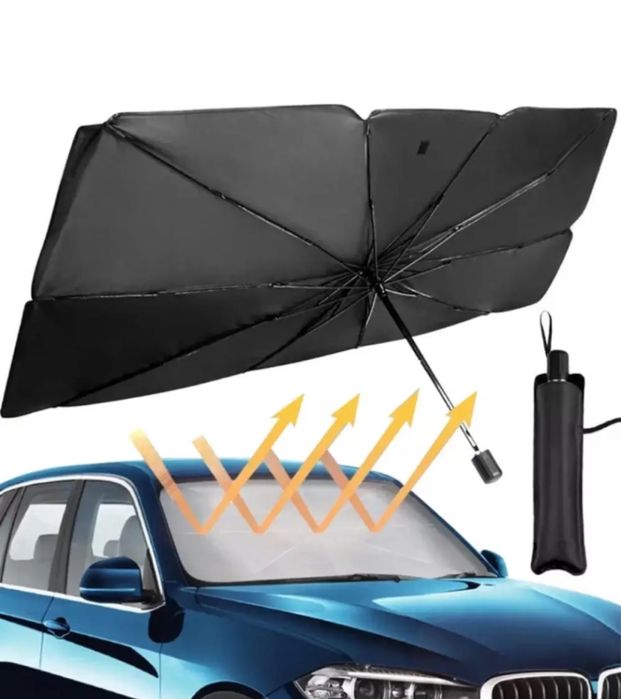 Солнцезащитный зонт на лобовое стекло в авто для защиты от солнца