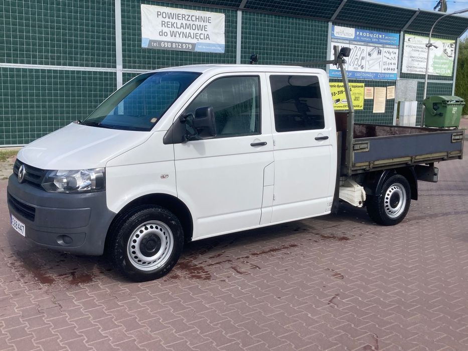 Volkswagen Transporter 5  Doka || Serwisowany || 5-osób