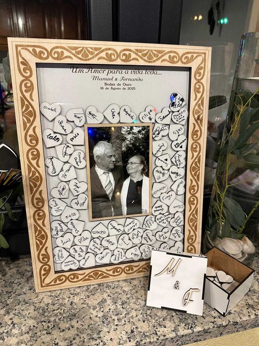 Quadro de assinaturas cerimónia