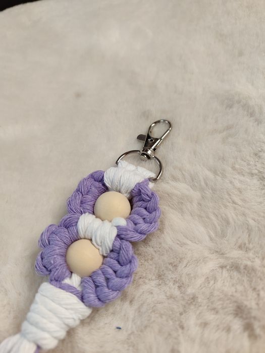 Porta chaves macramé