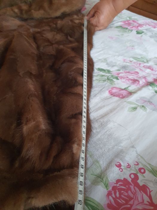 Futro naturalne z norek r. 48/50
