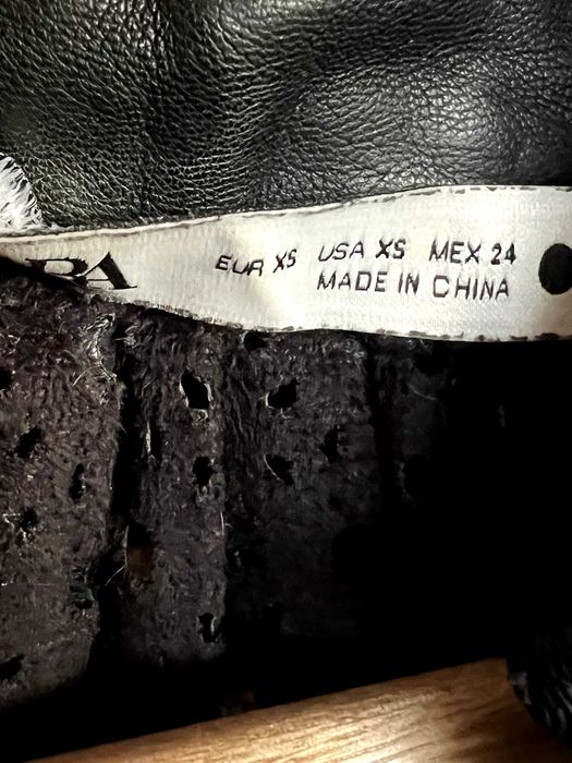 Блуза шкіряна Zara