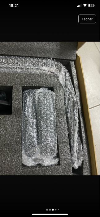 Ring light meia lua preta nova