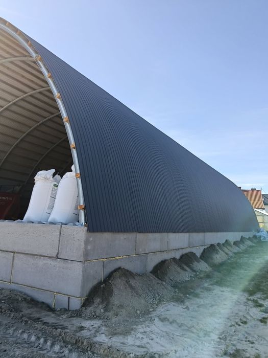 Hala łukowa 14.5 x 30m wiata garaż magazyn obora  kurnik