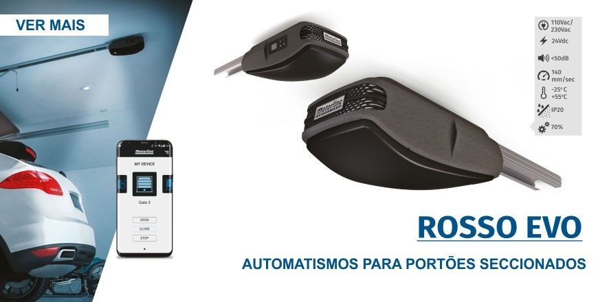 Envio grátis  - Motor de teto Motorline rosso NOVO para porta secciona