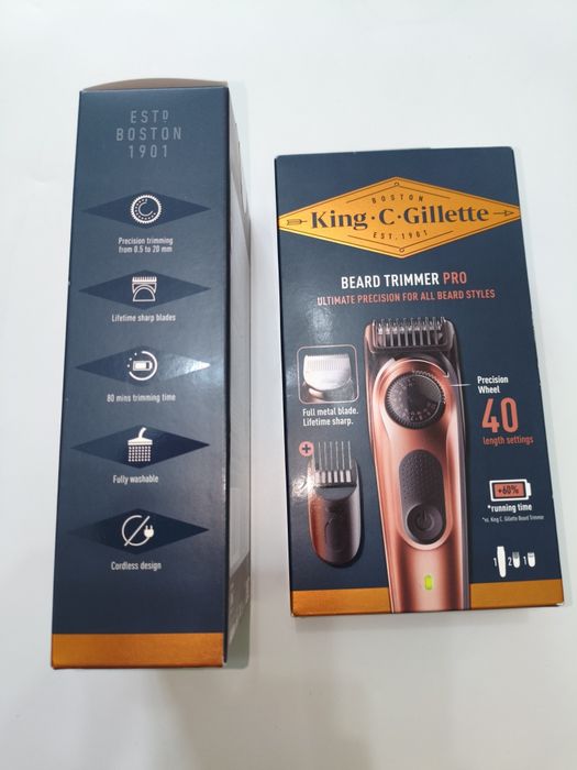 Тример для бороди King C. Gillette Pro електричний