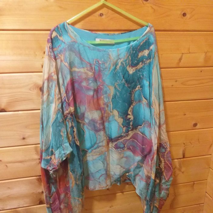Blusa Kaftan em seda