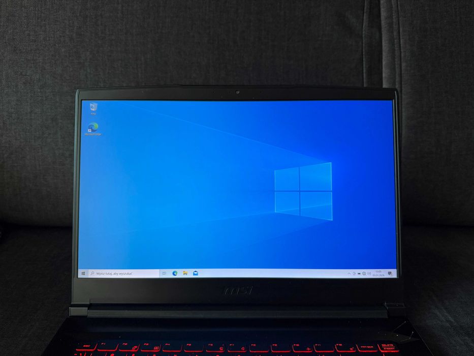 Laptop 15,6 MSI GF63 i5-8300H / 16GB / 480GB NVMe / GTX 1050 / Win10