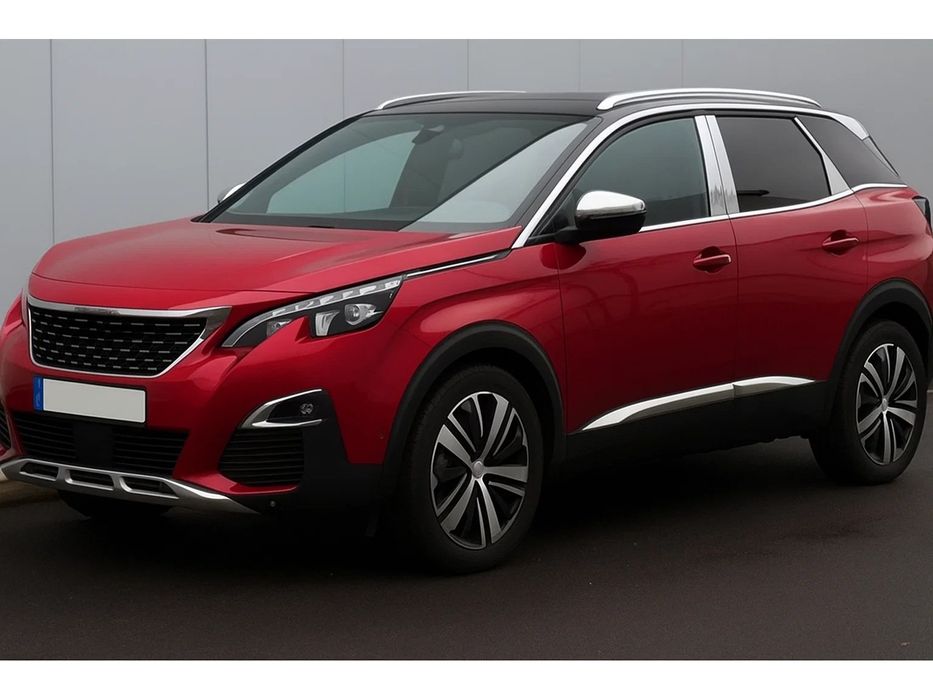 Peugeot 3008 2016+ Хром накладки на дверные стойки Carmos