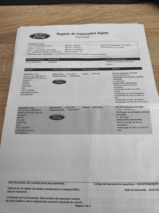 Ford focus 1.0  TITANIUM AUT