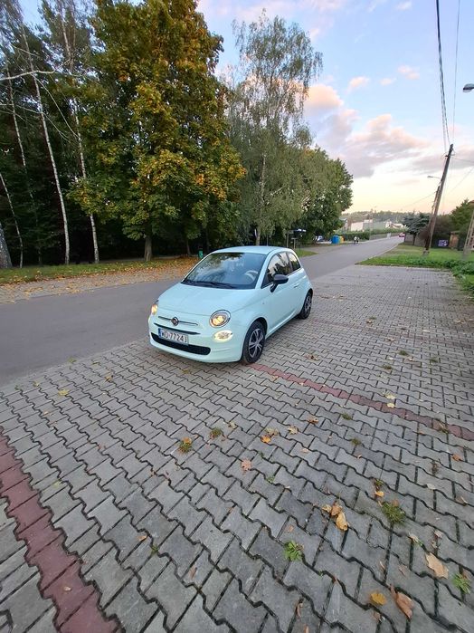 Fiat 500 1.2 benzyna niski przebieg salon  pl vat 23